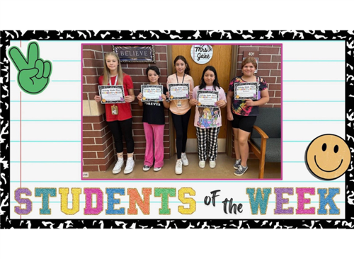 Students of the week 8/26